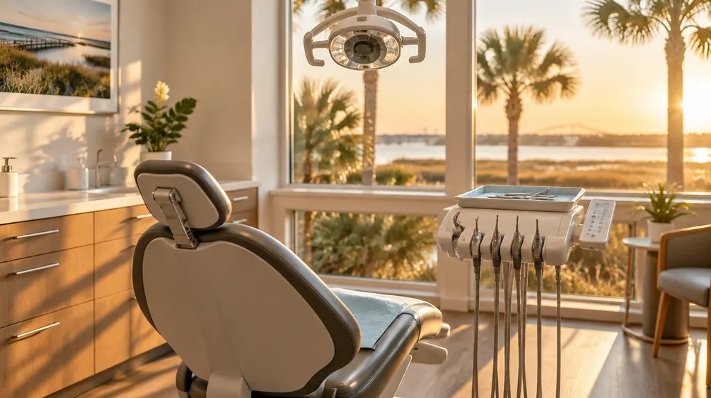 A bright modern dental treatment room in South Carolina