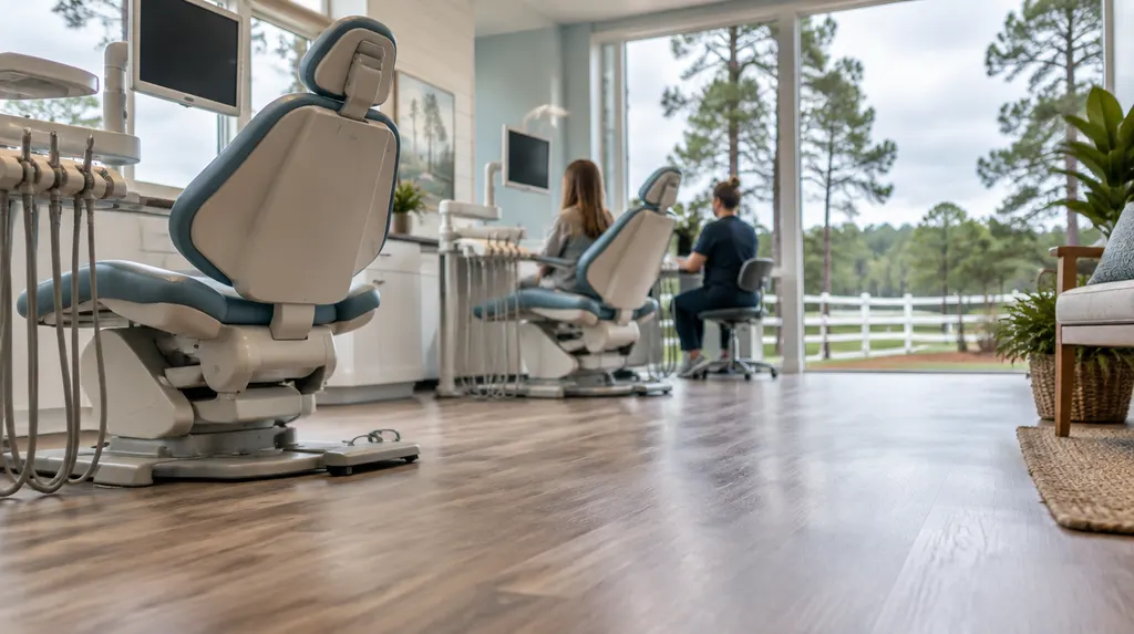 A bright orthodontic office with treatment chairs in Aiken, SC