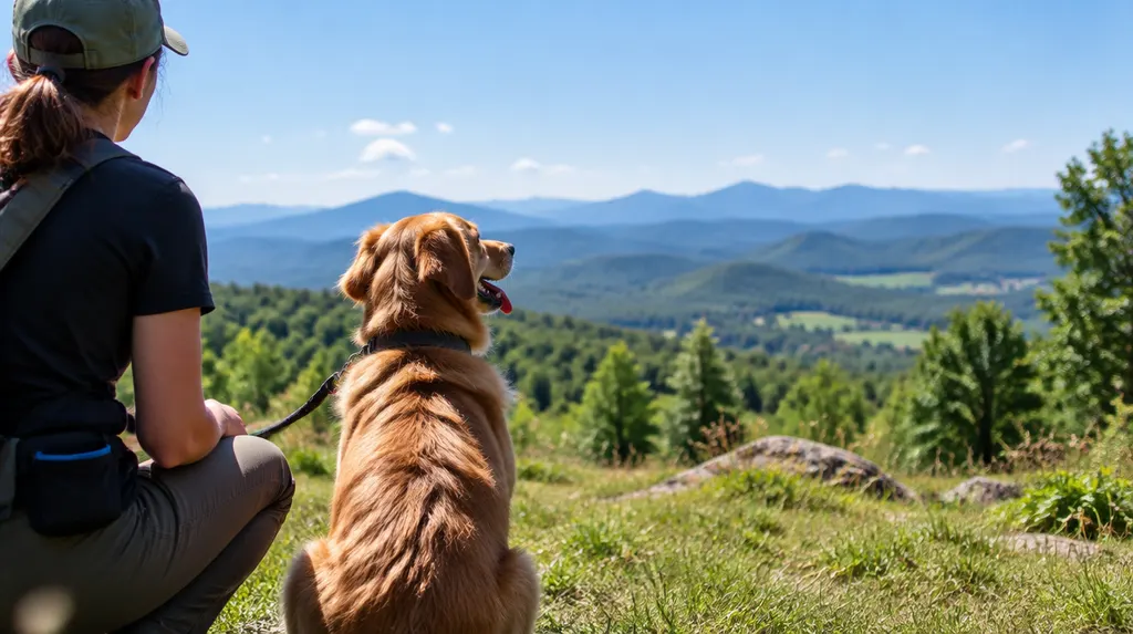 A happy dog sitting during a training session in Easley, SC