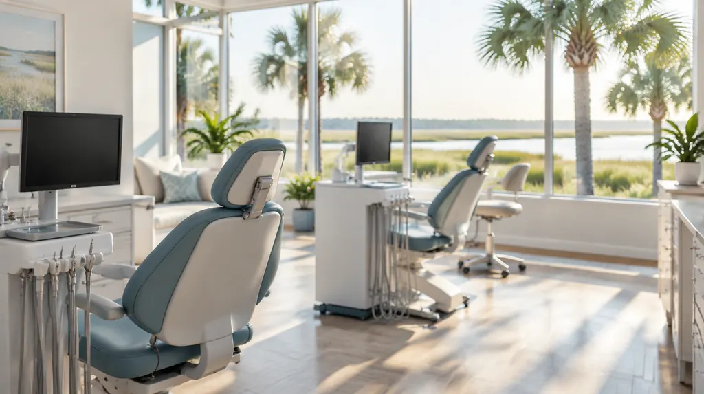 A bright orthodontic office with treatment chairs in Goose Creek, SC