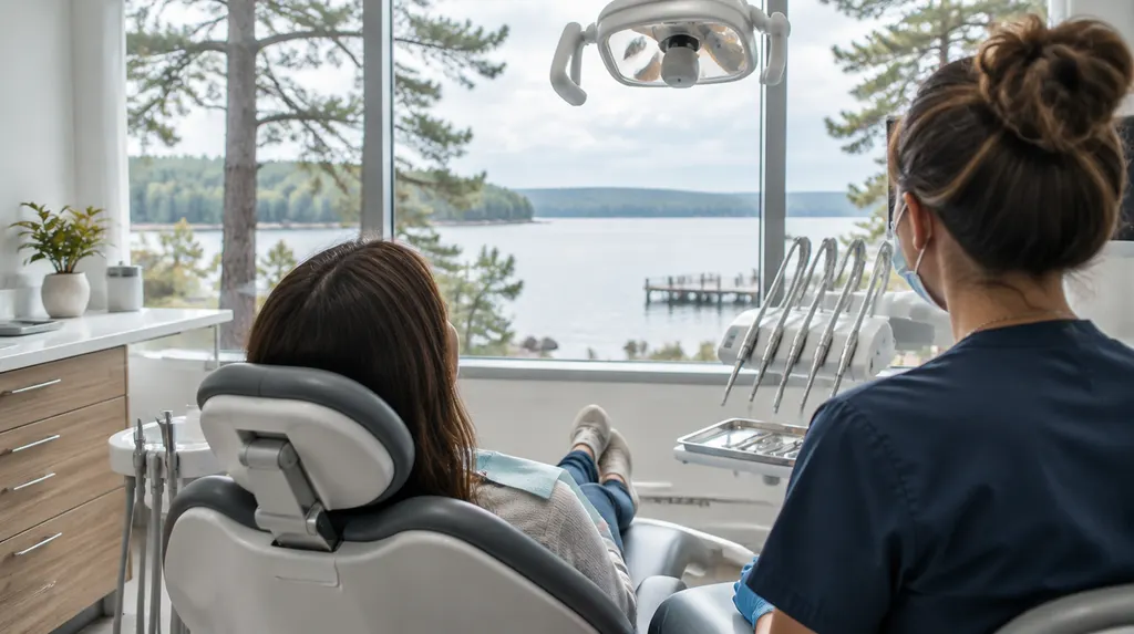 A bright modern dental treatment room in Greenwood, SC