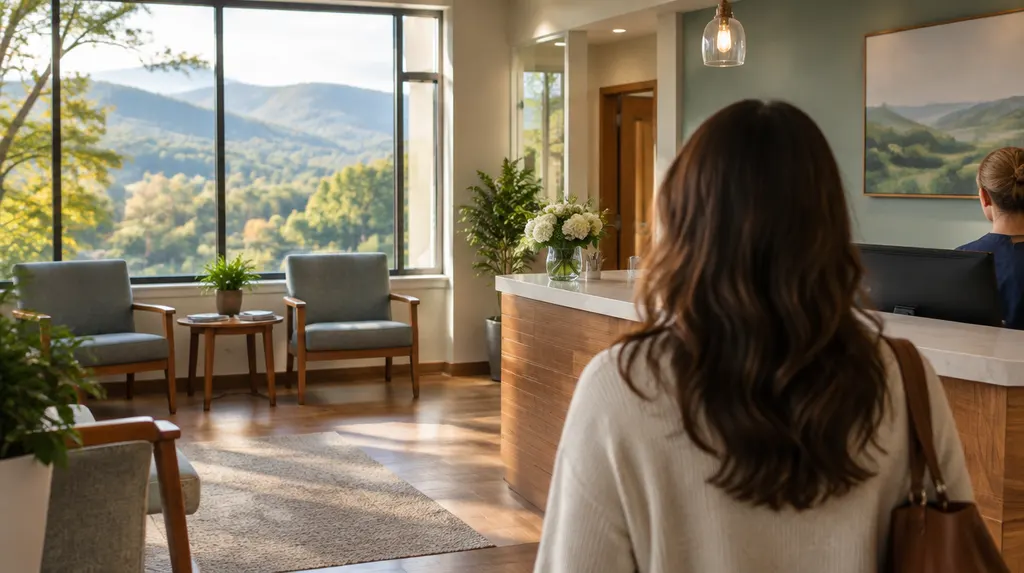 A welcoming dental office reception area in Greer, SC