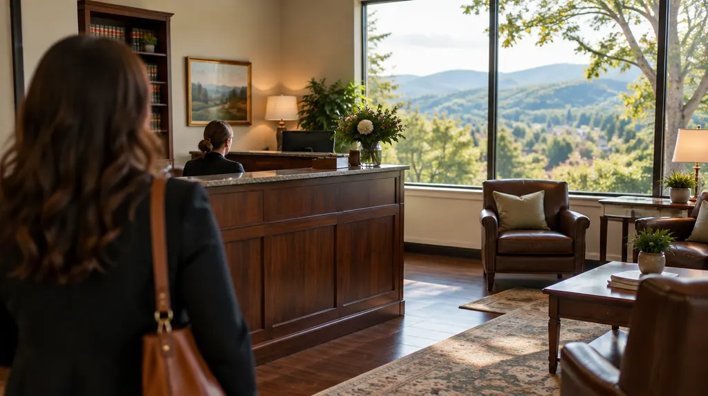 A welcoming law office reception area in Greer, SC