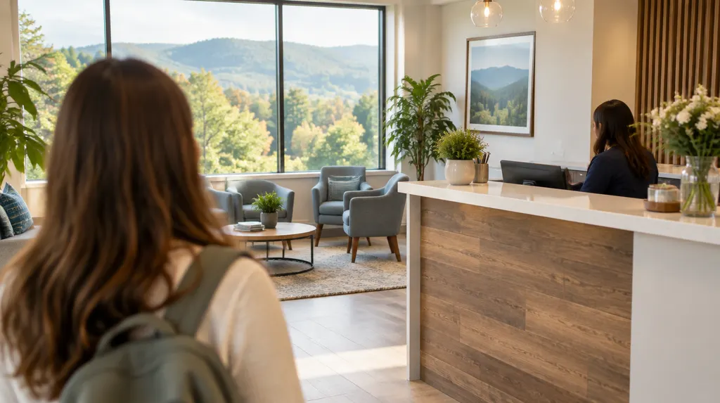 A cheerful orthodontic reception area in Greer, SC