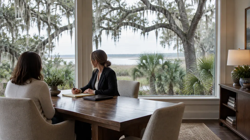 An attorney taking notes during a consultation in Hanahan, SC