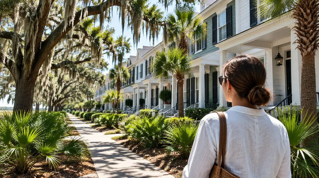 A neat row of rental townhomes in Hanahan, SC