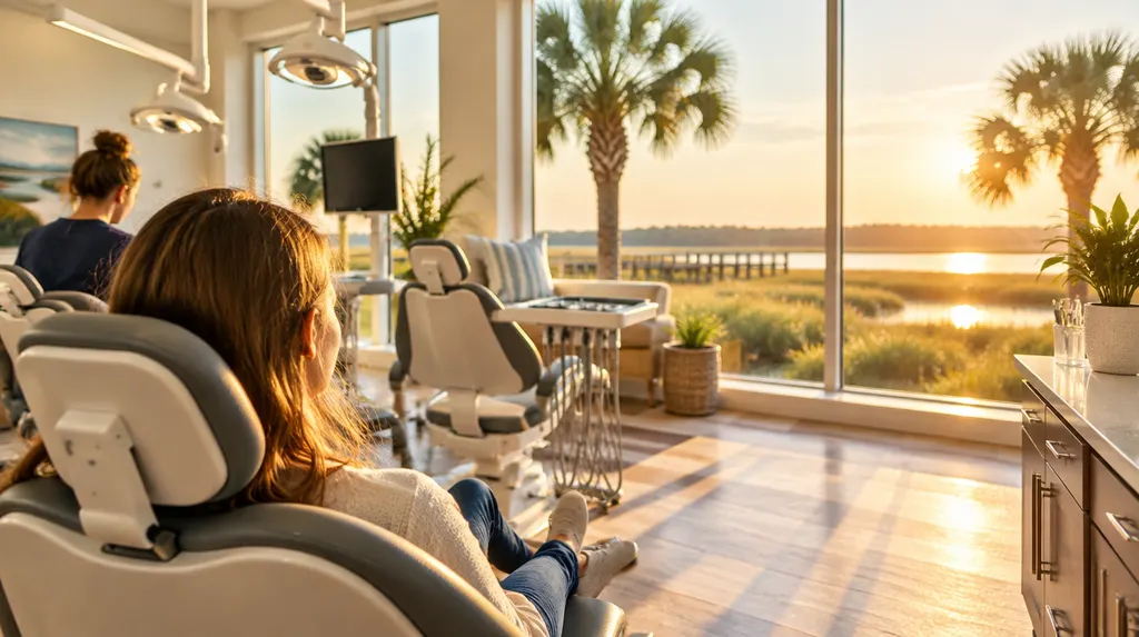 A bright orthodontic office with treatment chairs in Hilton Head Island, SC