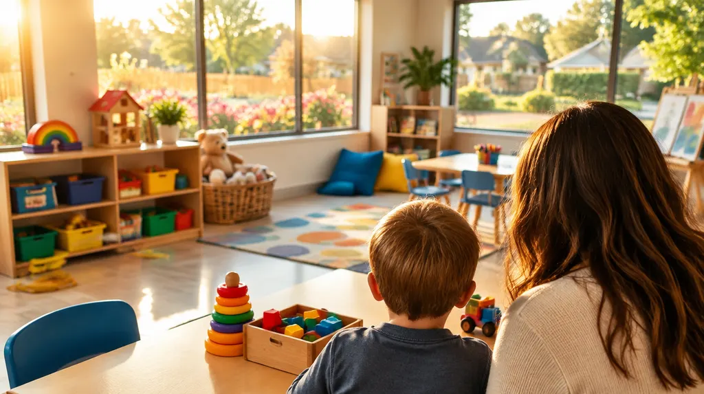 A bright preschool classroom with colorful toys in Indian Land, SC