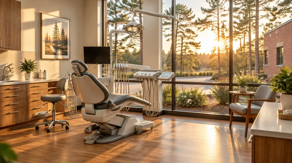 A bright modern dental treatment room in Lexington, SC