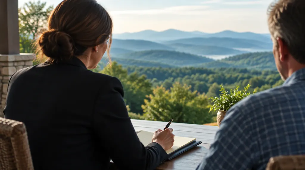 An attorney taking notes during a consultation in Mauldin, SC