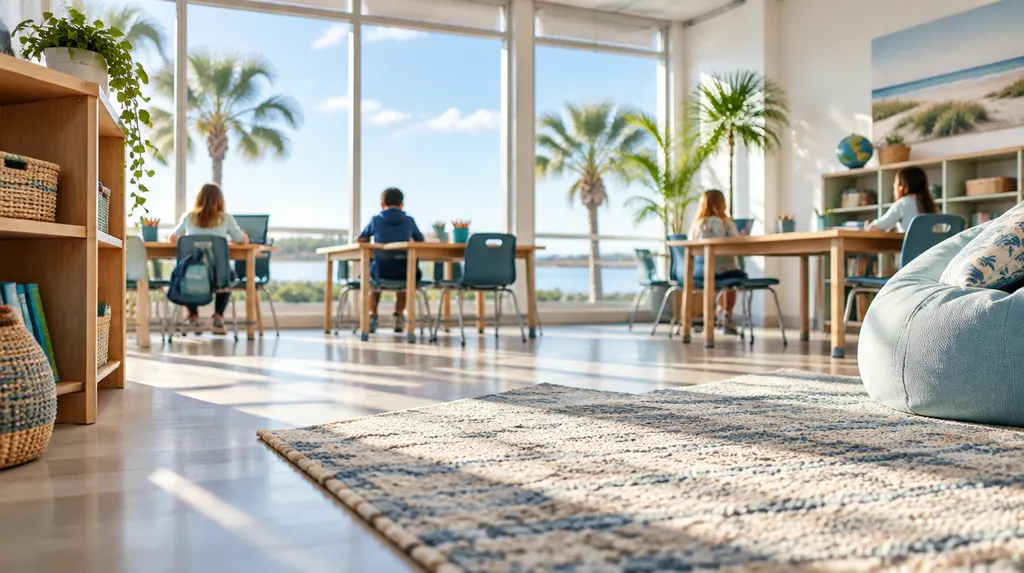A bright learning center classroom in Myrtle Beach, SC