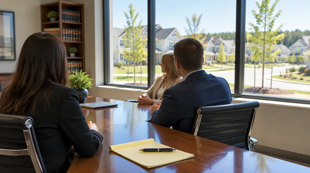 A law office meeting room with a legal pad in Rock Hill, SC