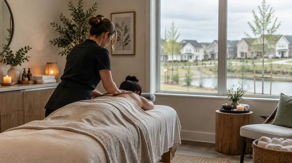 A tranquil spa treatment room in Rock Hill, SC