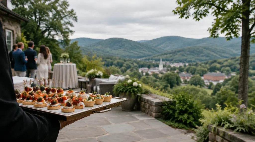 Elegant hors d’oeuvres on a serving tray in Simpsonville, SC