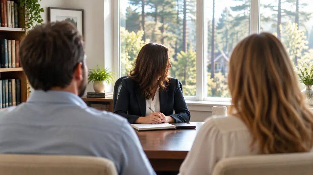 A family lawyer in a calm, bright office in St. Andrews, SC