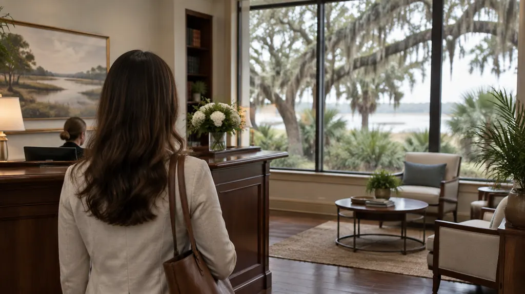 A welcoming law office reception area in Summerville, SC