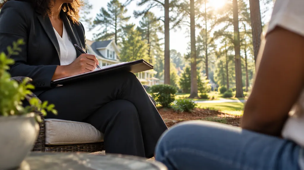 An attorney taking notes during a consultation in Sumter, SC