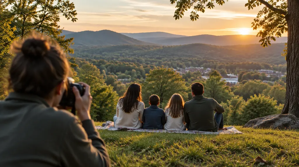 A photographer shooting a family on a beach at sunset in Wade Hampton, SC